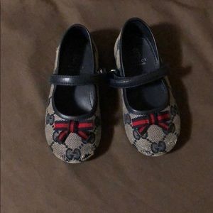 Toddler Gucci ballet shoes